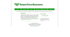 Desktop Screenshot of energytechmarketing.com